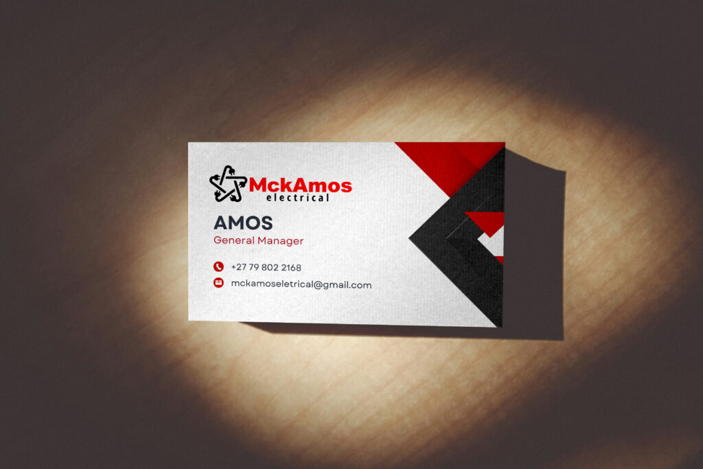 free shadow business card mockup psd