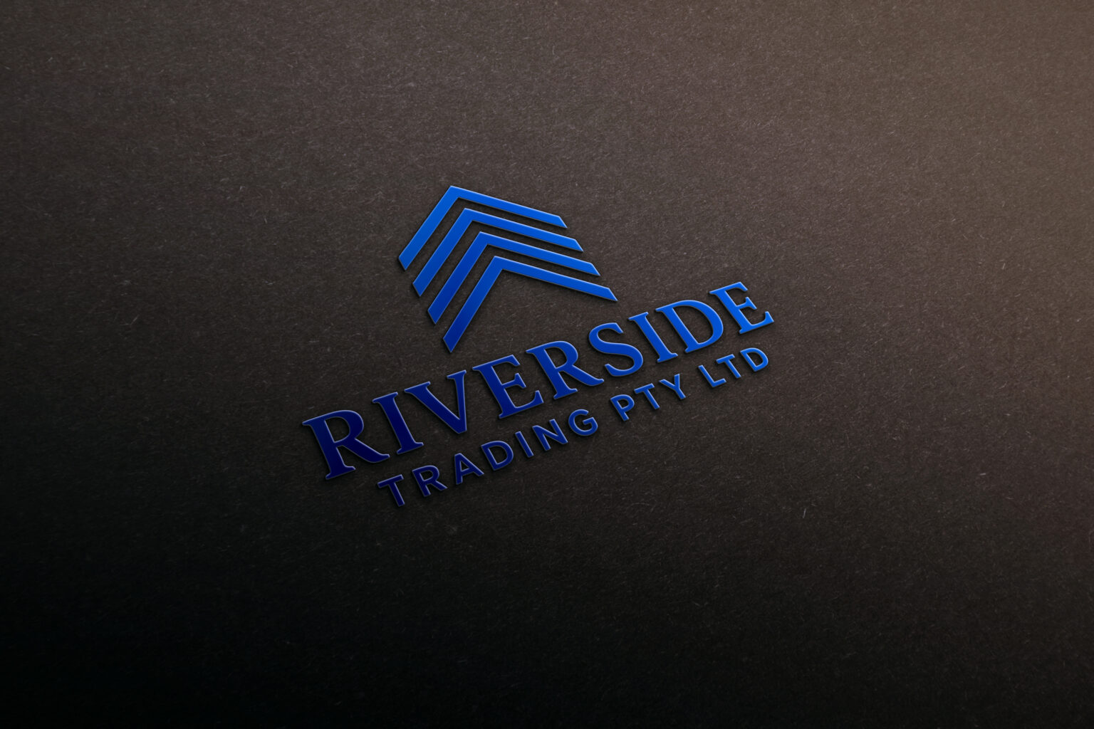 Home logo mockup on decorative gray textured background