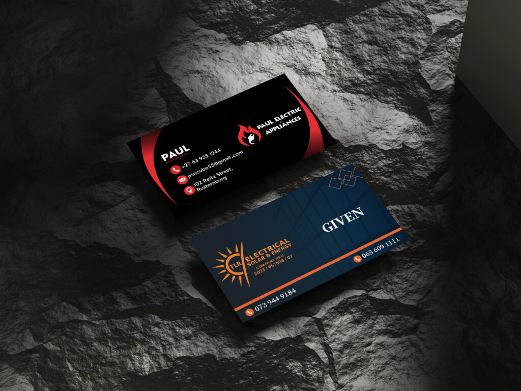 free stylish business card mockup
